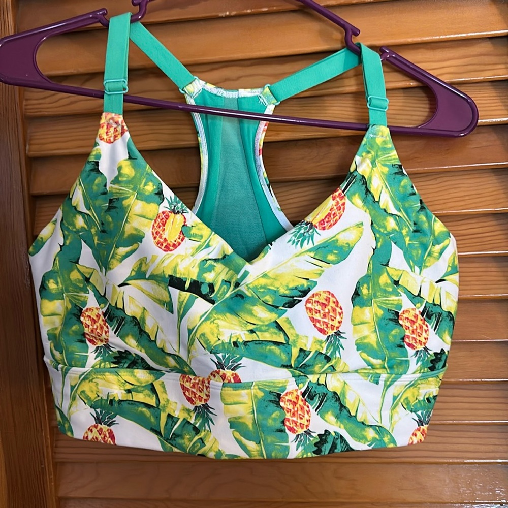 Wildfox Palms & Piña Sports Bra